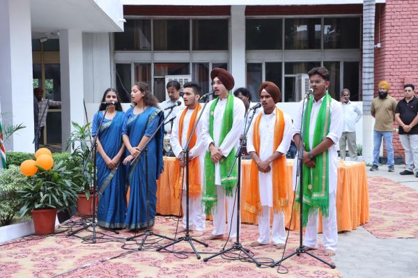 Students performed in 80th Independence Day celebration